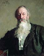 Ilya Repin Vladimir Stasov painting